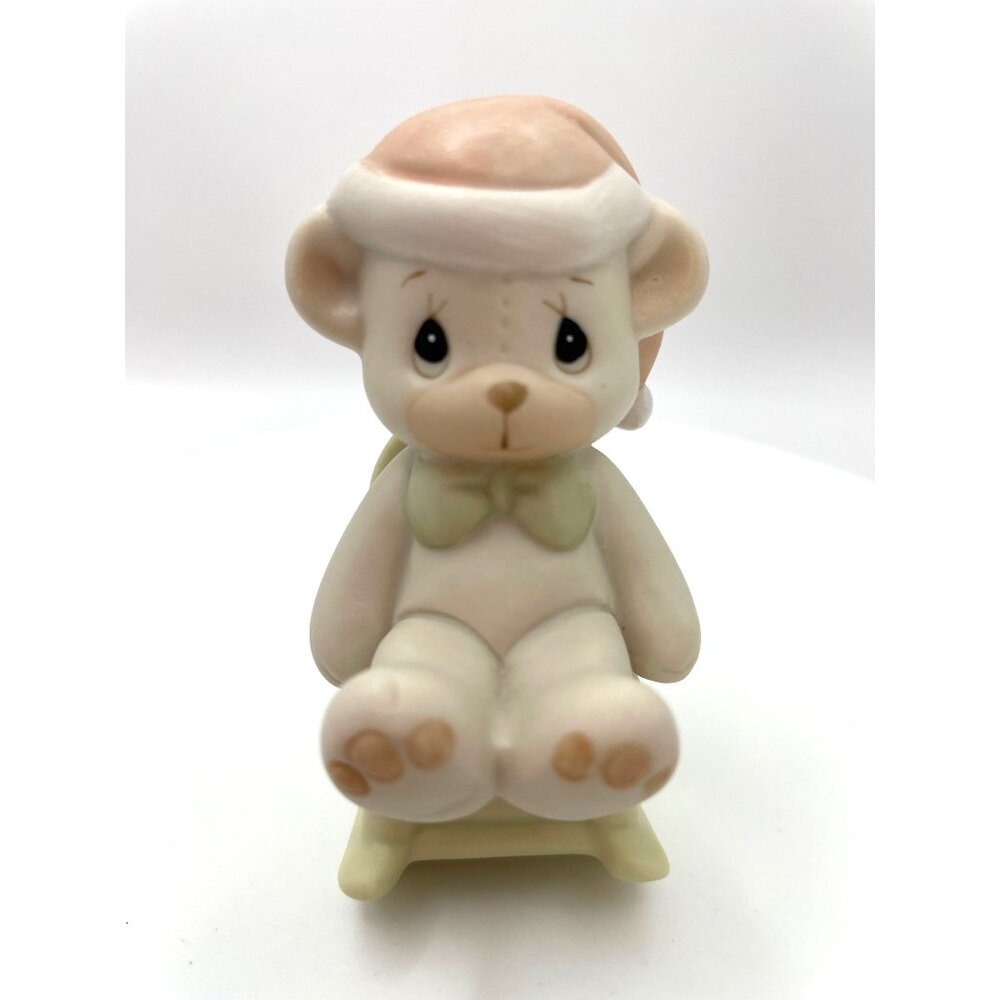 Precious Moments Santa Bear In a Rocking Chair, Samuel J. Butcher, Enesco #52285